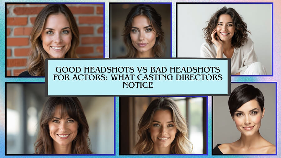 Good Headshots vs Bad Headshots for Actors - What Casting Directors Notice
